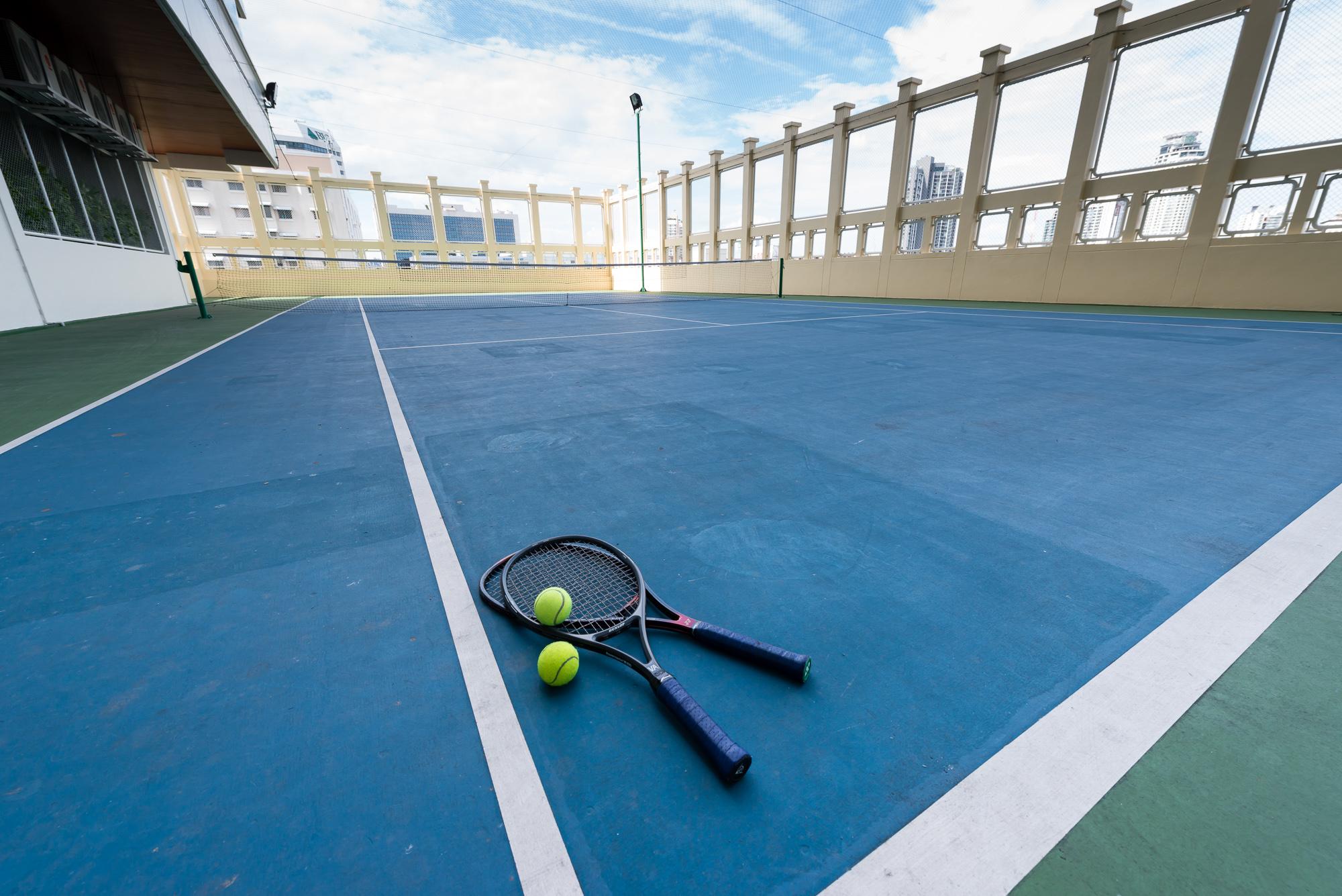 茉莉花豪华公寓-Sha认证 曼谷 外观 照片 Tennis court at the Ritz-Carlton, Singapore