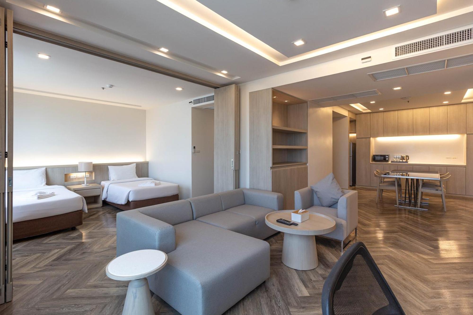 茉莉花豪华公寓-Sha认证 曼谷 外观 照片 A suite at the hotel