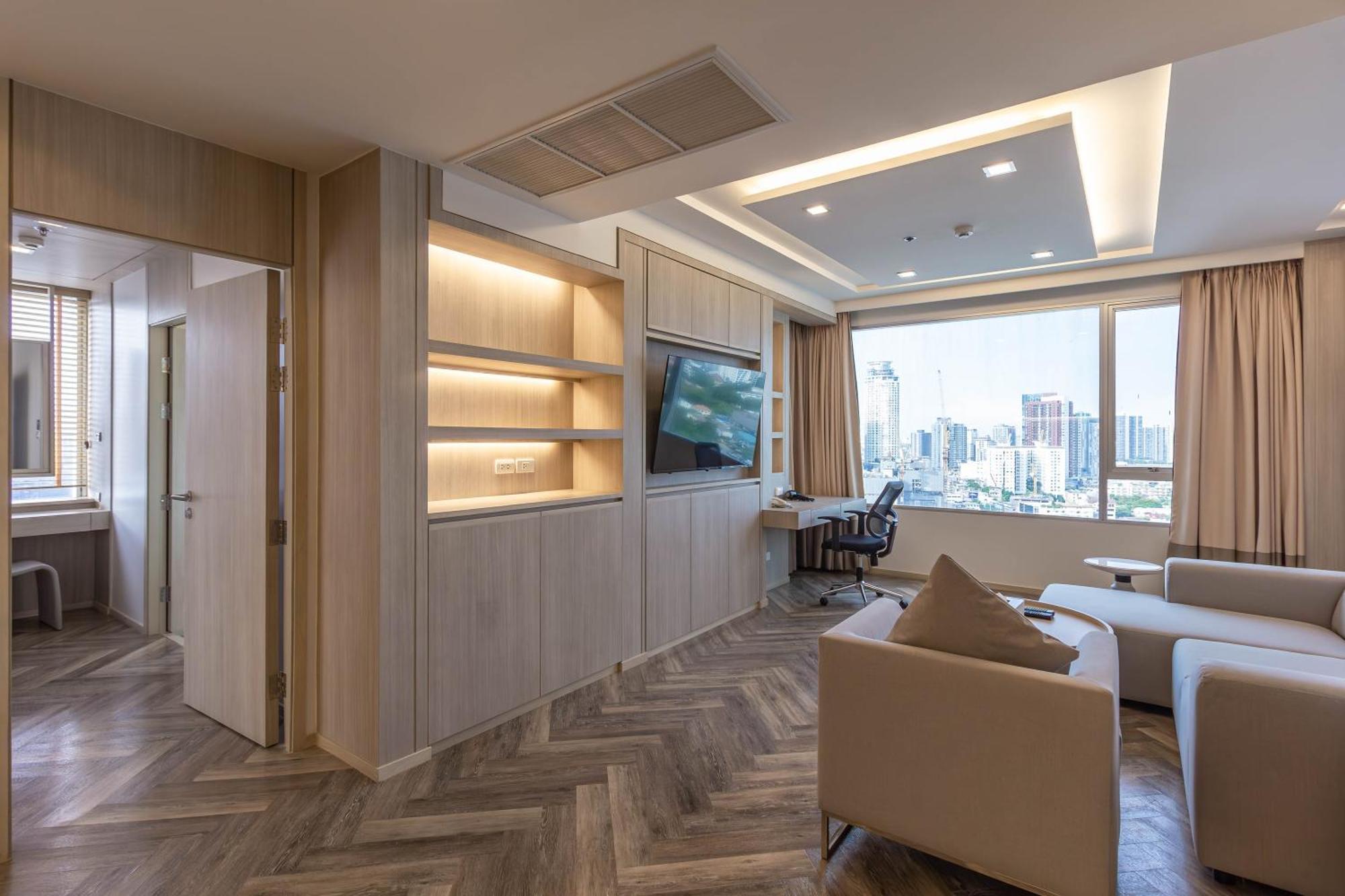 茉莉花豪华公寓-Sha认证 曼谷 外观 照片 A suite at the hotel