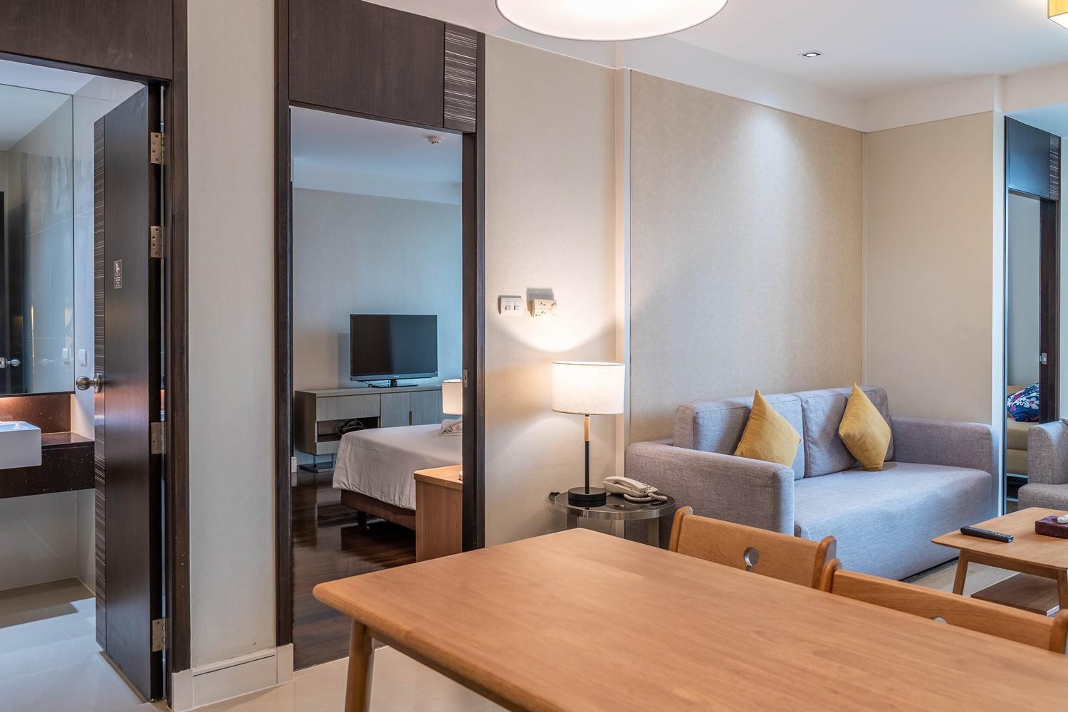茉莉花豪华公寓-Sha认证 曼谷 外观 照片 A suite at the hotel